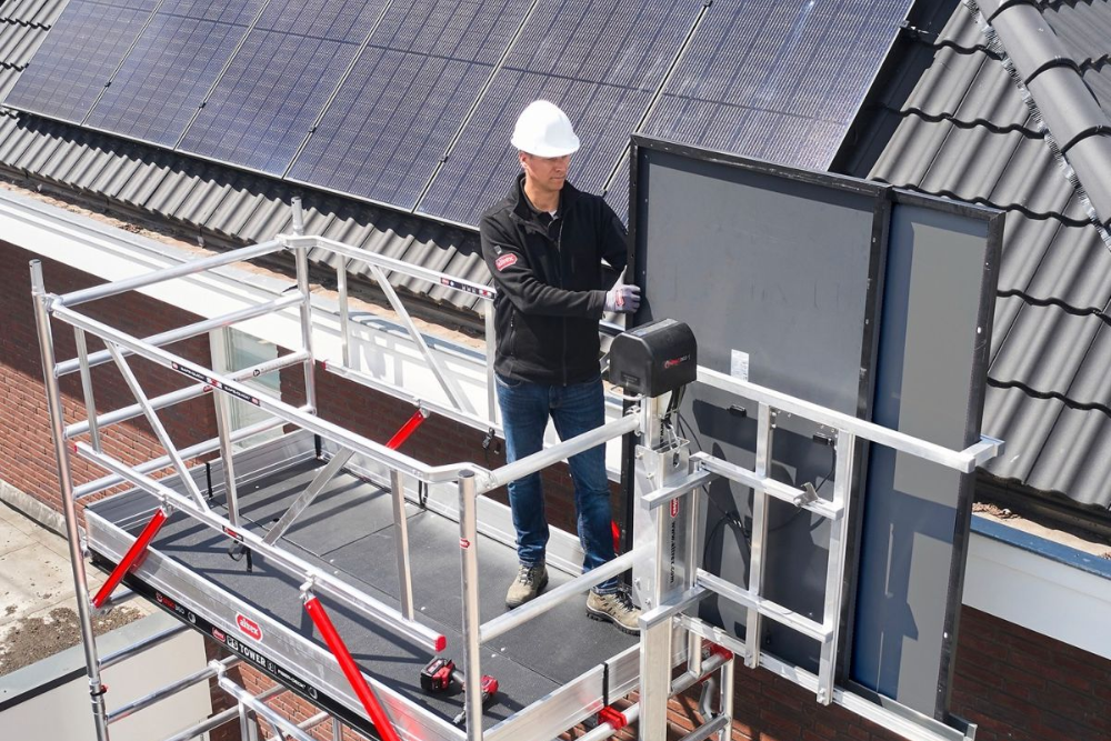 Shuttle Liftsysteem - Lift voor zonnepanelen & gereedschap