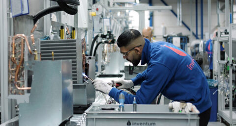 Tweede warmtepompfabriek Inventum in Houten