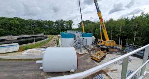 Nieuwe techniek bij rioolwaterzuivering Winterswijk