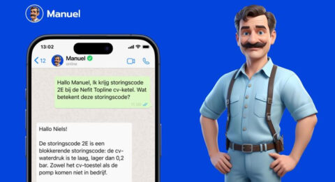 Chatbot Manuel geeft installateurs in het veld razendsnel antwoord