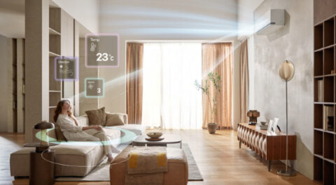 Nieuwe airco met AI stemt luchtstromen af op jouw gedrag 